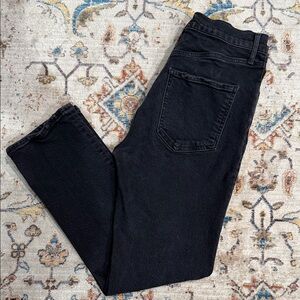 Agolde Black Straight Leg Women's Jeans